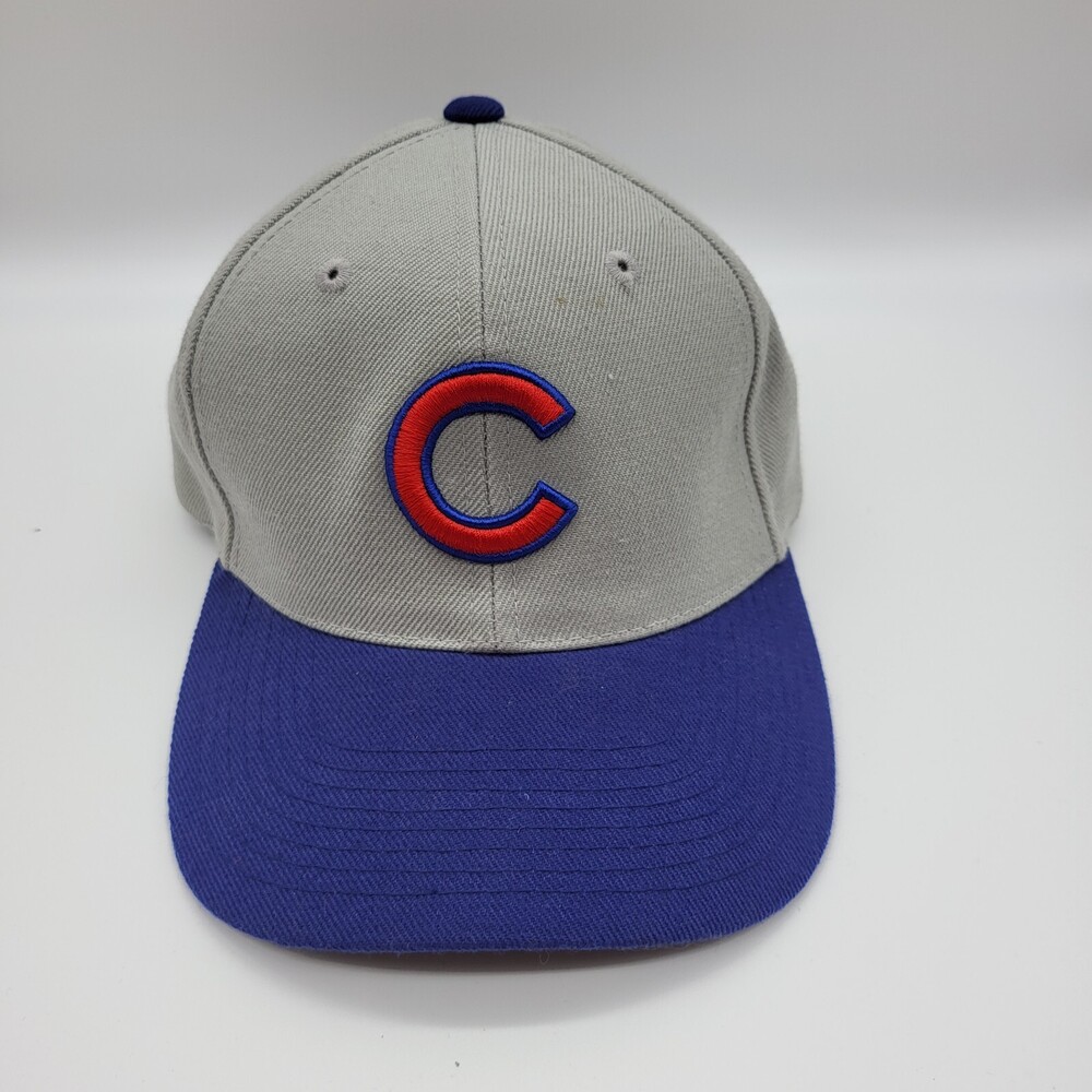 Chicago Cubs Hat Cap Sports Specialties Adjustable Strap Grey Red Blue MLB